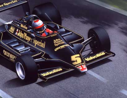 The Lotus 79 was regarded as the most significant racing car design of all time. Mario Andretti guided it to both the drivers and constructors world chamionships, 1978.